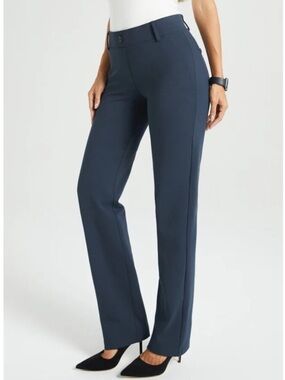 Like new Betabrand DPYP classic straight dress pants yoga pants 4 way stretch MP